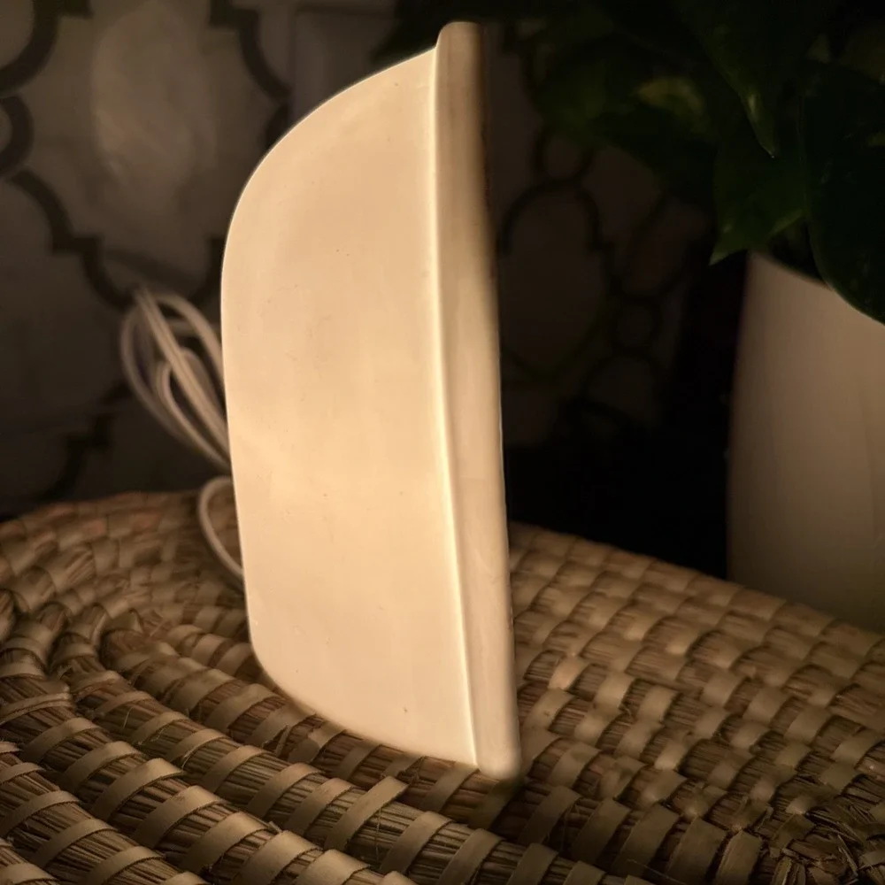 Lighthouse Ceramic Lamp Night Light 3D Image Mid Century Modern